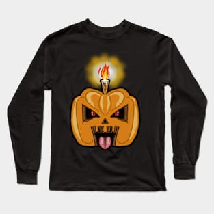 Scary Pumpkin Long Sleeve T-Shirt